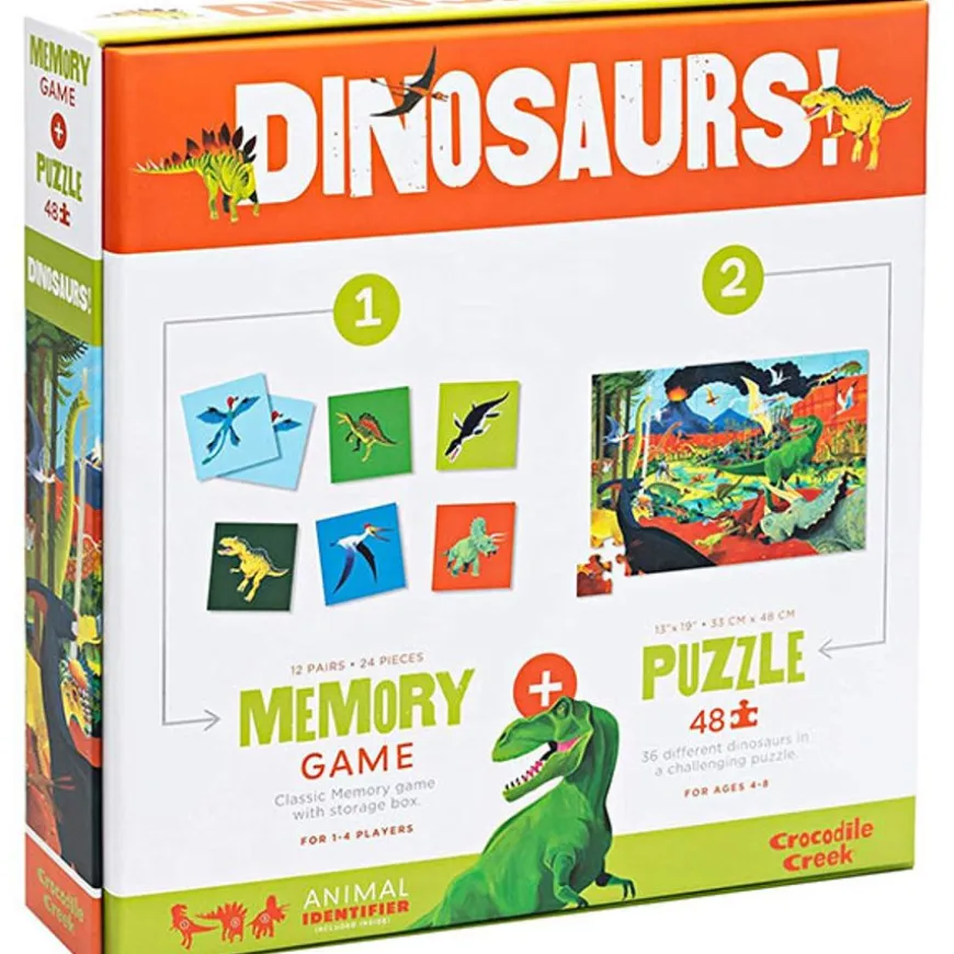 Crocodile Creek Memory En Puzzel Dinosaurussen