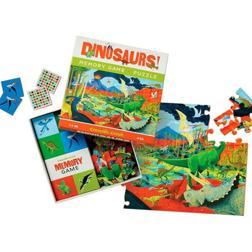 Crocodile Creek Memory En Puzzel Dinosaurussen