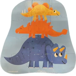 Crocodile Creek Mini Puzzel Dino Friends 12St