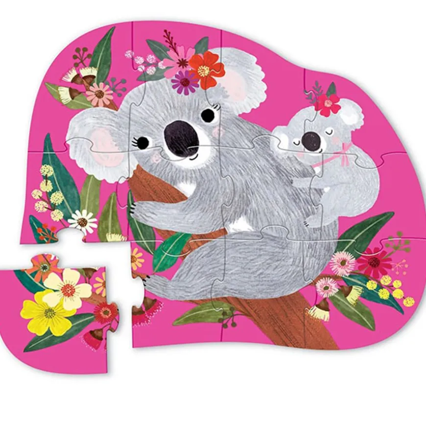 Crocodile Creek Mini Puzzel Koala Cuddle 12St