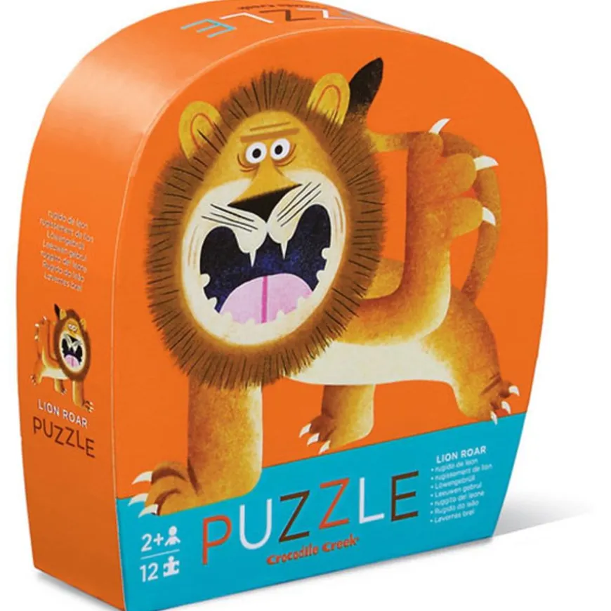 Crocodile Creek Mini Puzzel Leeuw 12St