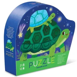 Crocodile Creek Mini Puzzel Schildpadjes 12St
