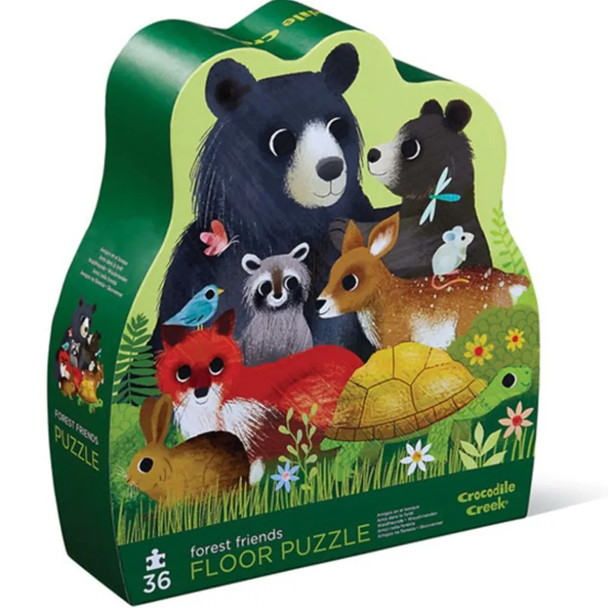 Crocodile Creek Puzzel Bosdieren 36St