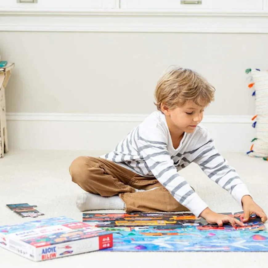 Crocodile Creek Puzzel Boven En Onder Voertuigen