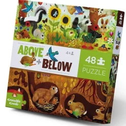 Crocodile Creek Puzzel Boven En Onder Tuin 48St