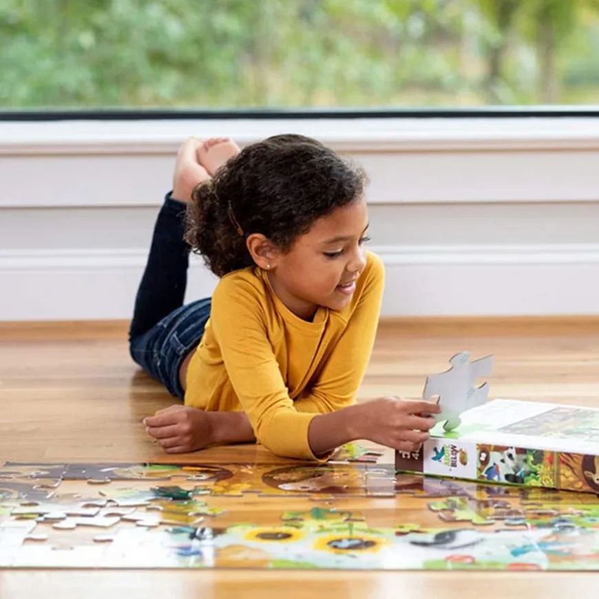 Crocodile Creek Puzzel Boven En Onder Tuin 48St