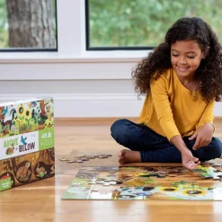 Crocodile Creek Puzzel Boven En Onder Tuin 48St