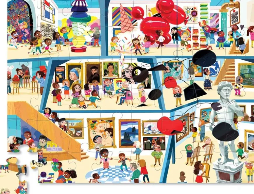 Crocodile Creek Puzzel Dag In Het Art Museum 48St