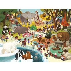 Crocodile Creek Puzzel Dag In De Zoo 48St