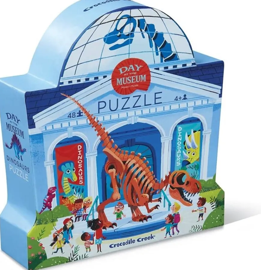 Crocodile Creek Puzzel Dag In Het Dino Museum 48St