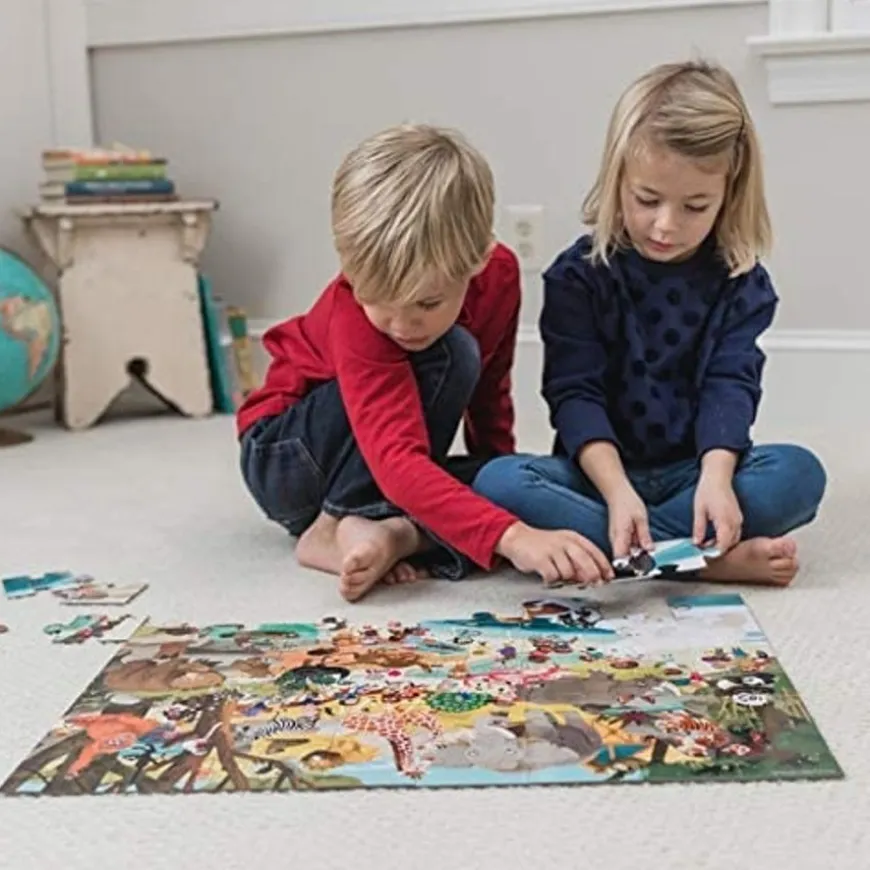 Crocodile Creek Puzzel Dag In Het Dino Museum 48St