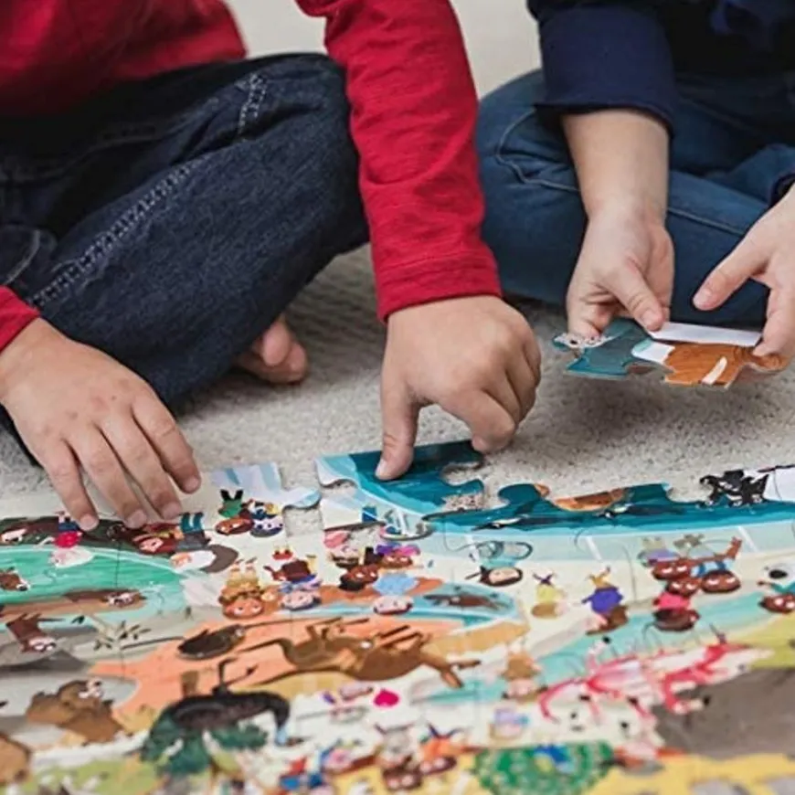Crocodile Creek Puzzel Dag In Het Dino Museum 48St