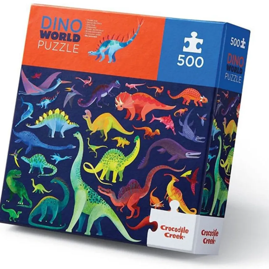 Crocodile Creek Puzzel Dino World 500 Stukjes