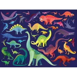 Crocodile Creek Puzzel Dino World 500 Stukjes