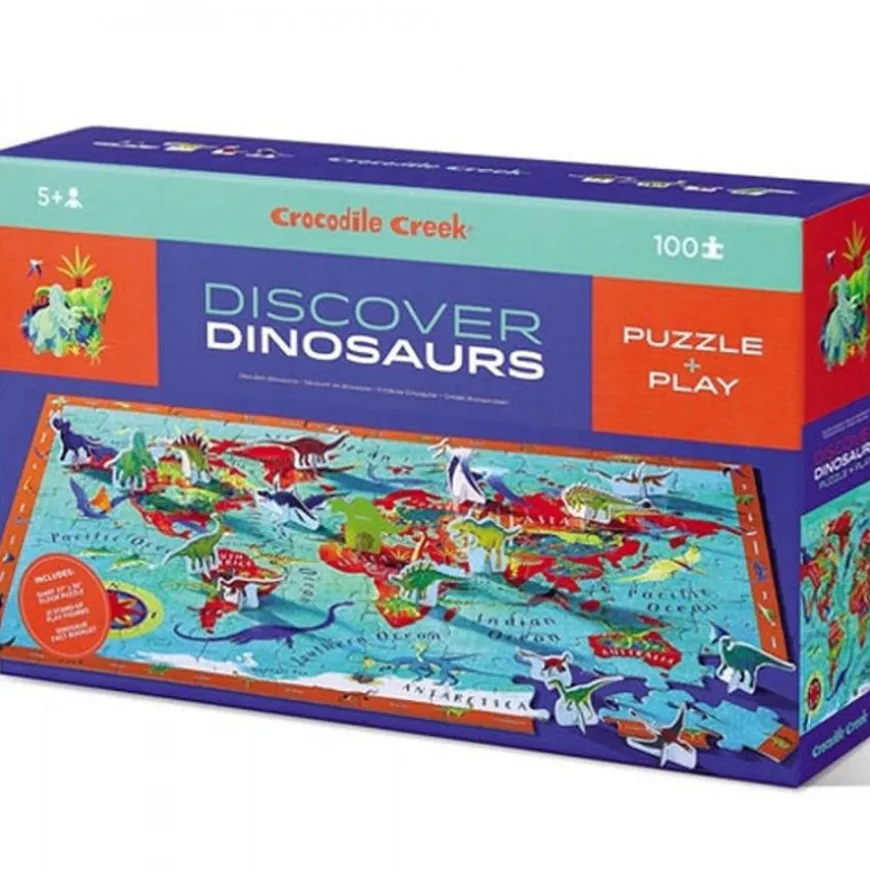 Crocodile Creek Puzzel Discover Dinosaurs 100St