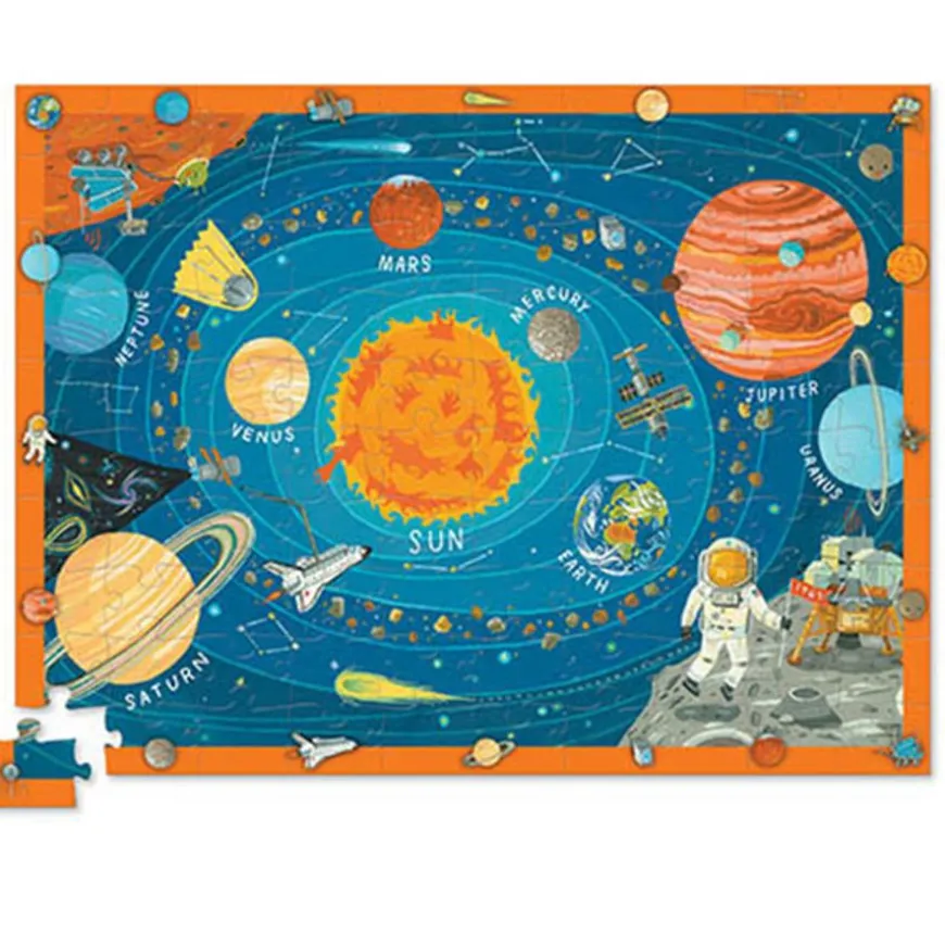 Crocodile Creek Puzzel Discover Space 100St
