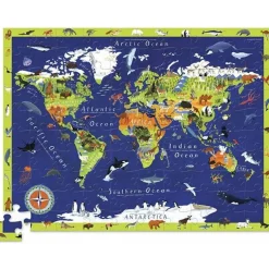 Crocodile Creek Puzzel Discover The World 100St