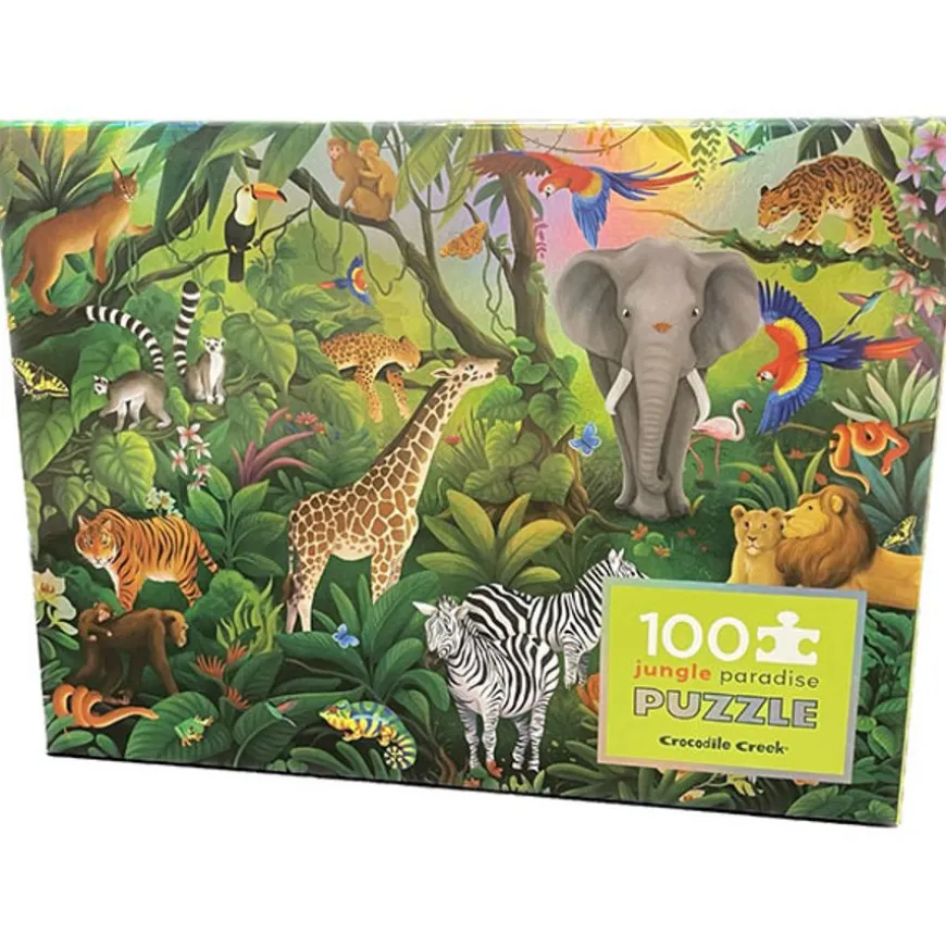 Crocodile Creek Puzzel Jungle Paradise 100 Stukjes