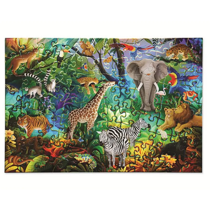 Crocodile Creek Puzzel Jungle Paradise 100 Stukjes