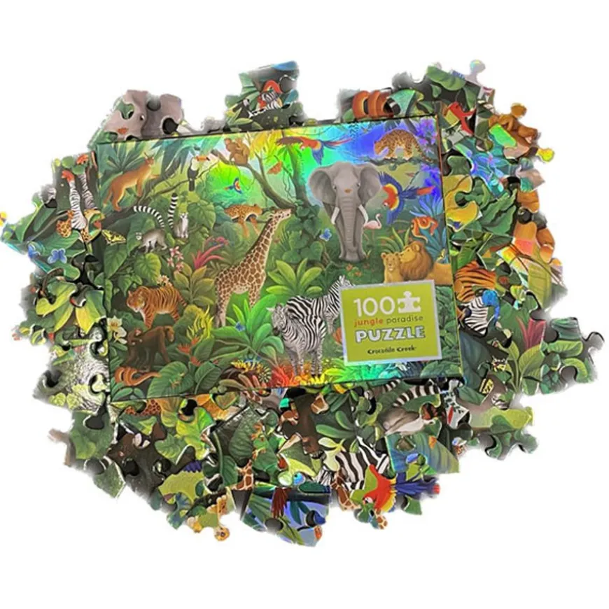 Crocodile Creek Puzzel Jungle Paradise 100 Stukjes