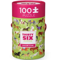 Crocodile Creek Puzzel 36 Paarden 100St