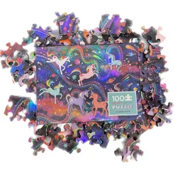 Crocodile Creek Puzzel Unicorn Galaxy 100 Stukjes