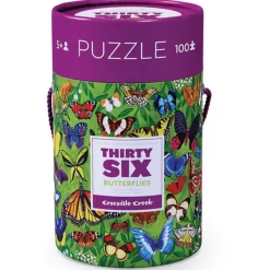 Crocodile Creek Puzzel 36 Vlinders 100St