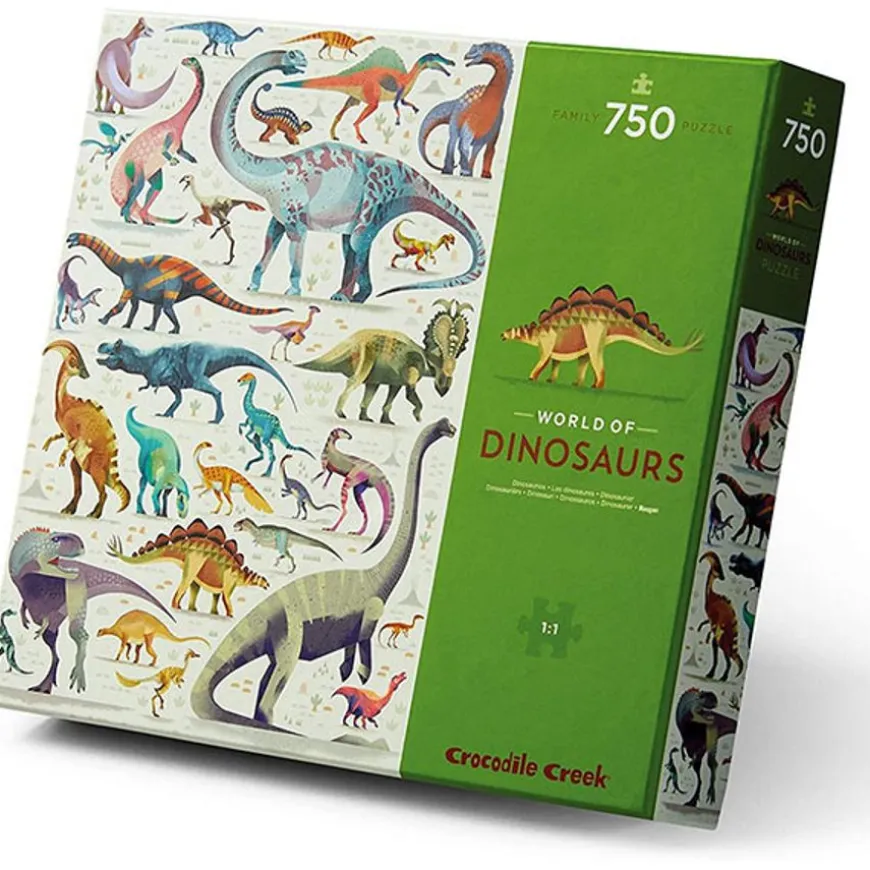 Crocodile Creek Puzzel World Of Dinosaurs 750Stuks