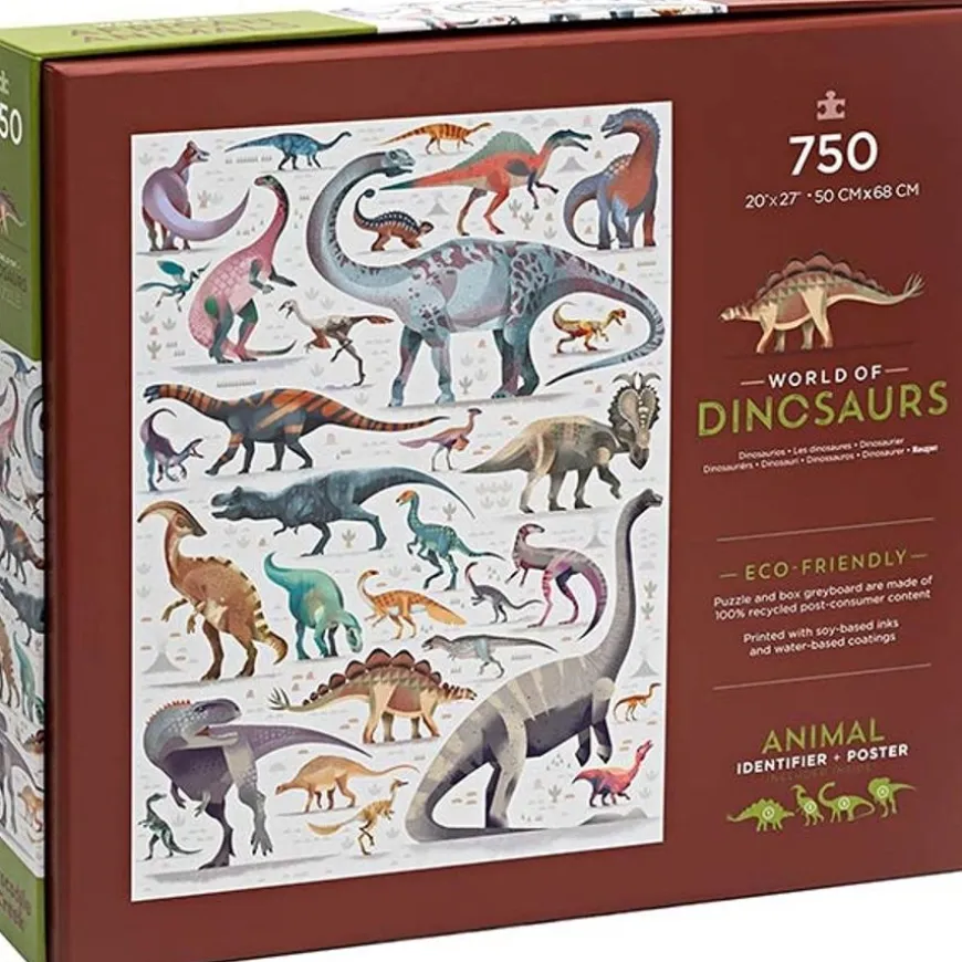 Crocodile Creek Puzzel World Of Dinosaurs 750Stuks