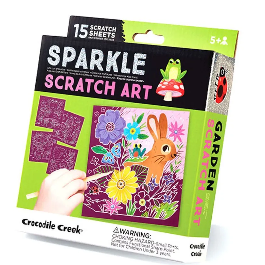 Crocodile Creek Sparkle Kraskaarten Garden