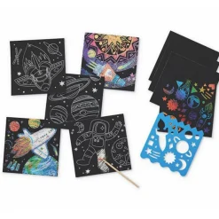 Crocodile Creek Sparkle Kraskaarten Space Explorer