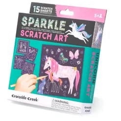 Crocodile Creek Sparkle Kraskaarten Unicorn