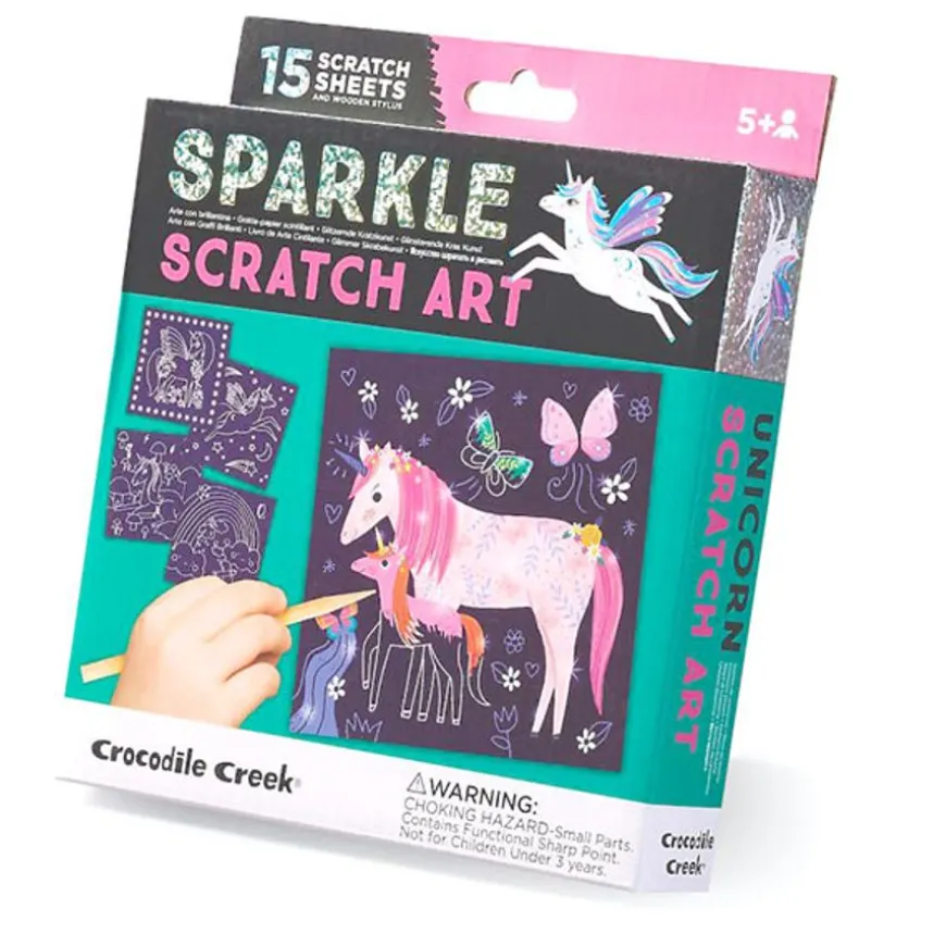 Crocodile Creek Sparkle Kraskaarten Unicorn