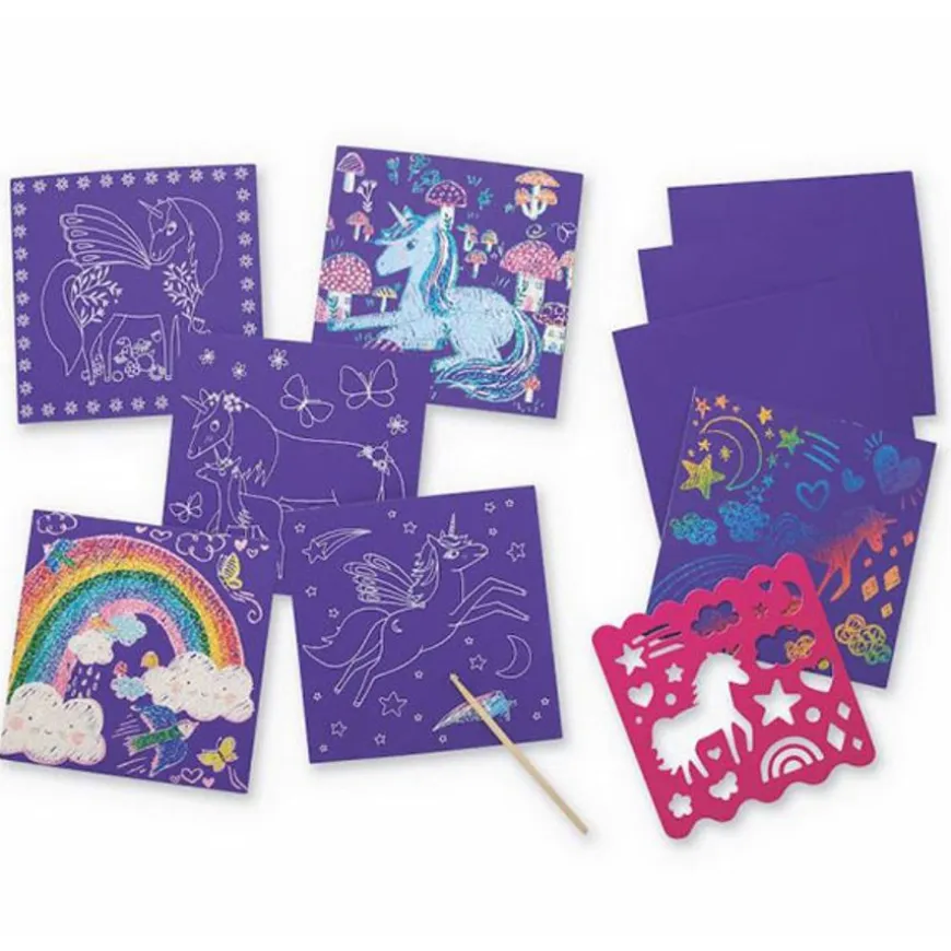 Crocodile Creek Sparkle Kraskaarten Unicorn