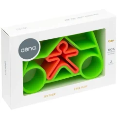 Dena Speelset Car + Kid Green Neon 2-Delig