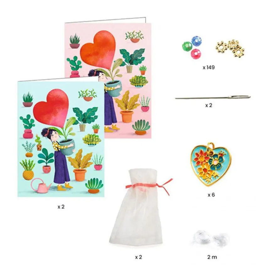 Djeco Armbandjes Maken Heart Threading