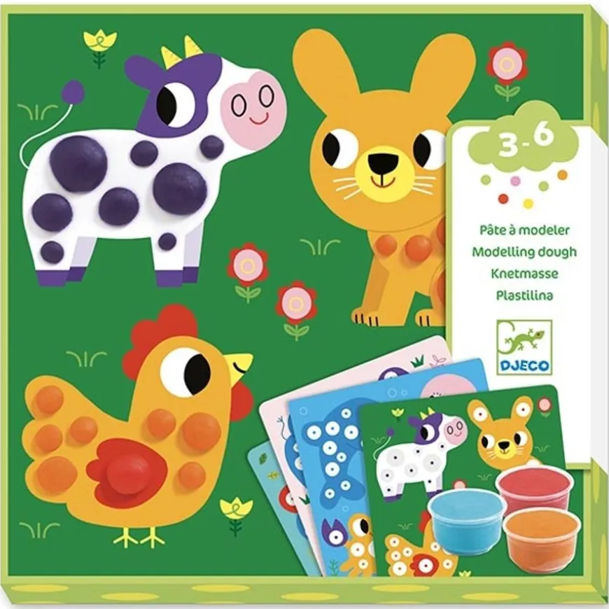 Djeco Boetseerklei Dieren 3-6 Jr