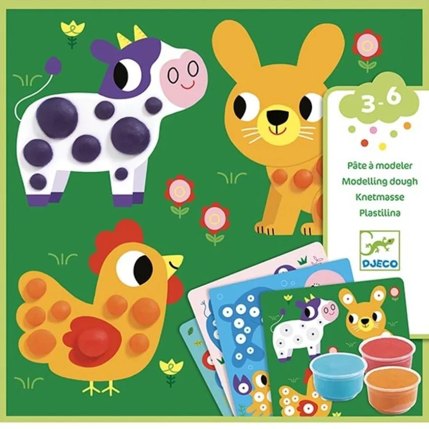 Djeco Boetseerklei Dieren 3-6 Jr