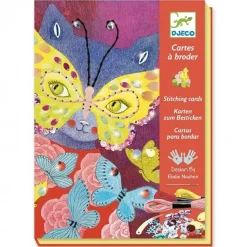 Djeco Borduurkaarten Elegante Carnaval +7Jr