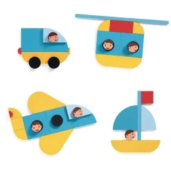 Djeco Constructiespel Ze Geo Vroum +3Jr