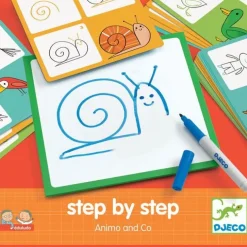 Djeco Dieren Leren Tekenen Stap Voor Stap