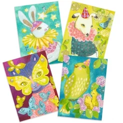 Djeco Glitterschilderijen Dierencarnaval 6-10Jr
