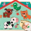 Djeco Inlegpuzzel Ouaf Woof Met Geluid