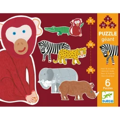 Djeco Jumbo Puzzel Henri En Vrienden 9-12-15St