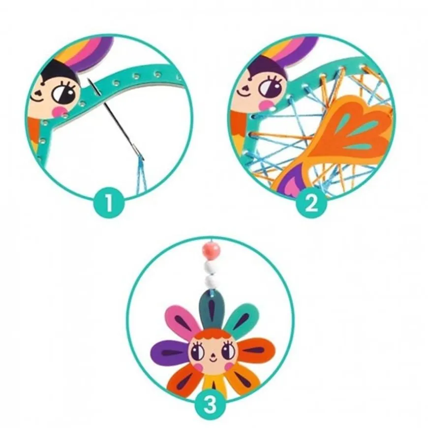 Djeco Knutselpakket Artistic String Tuin +6Jr