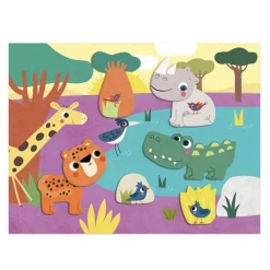 Djeco Knutselpakket Collages Dieren +18M