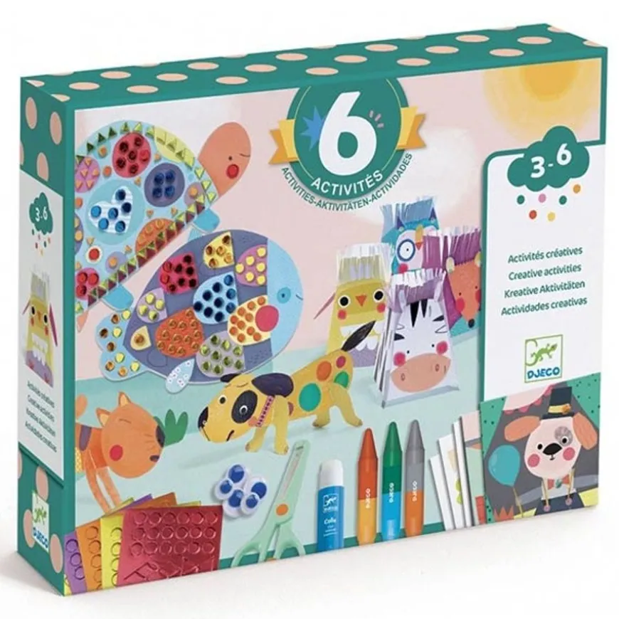 Djeco Knutselpakket Dieren +3Jr
