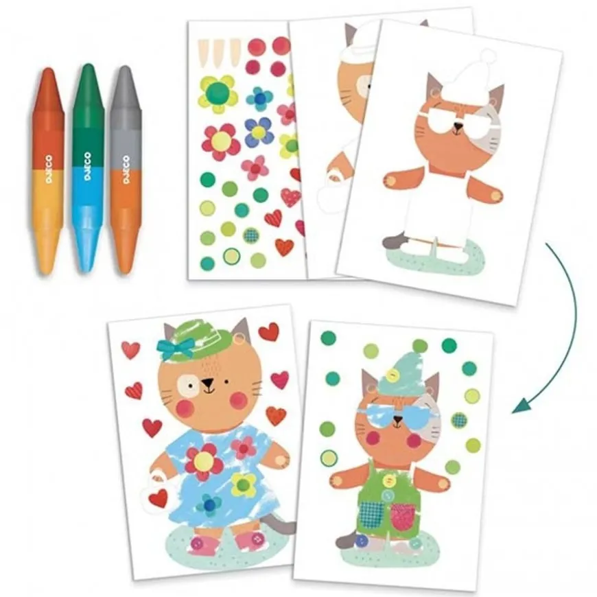 Djeco Knutselpakket Dieren +3Jr