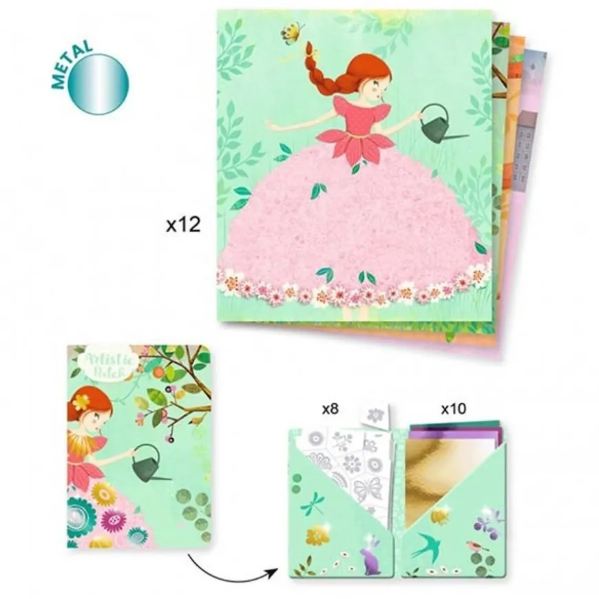 Djeco Knutselpakket Foil Art Jonge Dames +6Jr