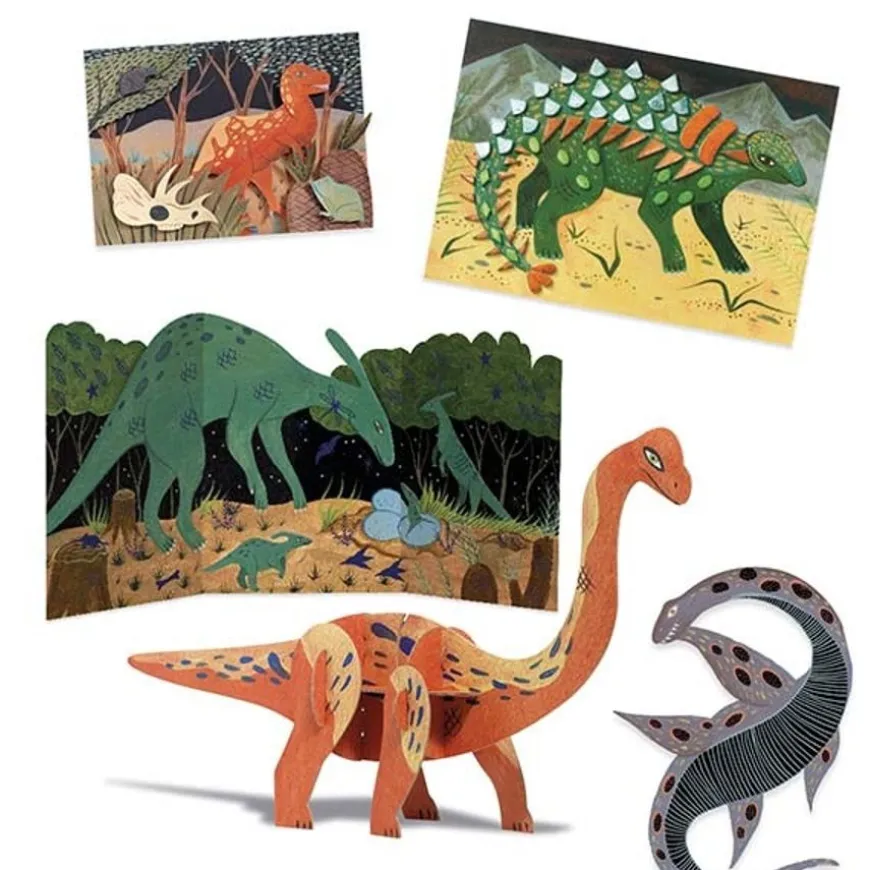 Djeco Knutselpakket The World Of Dinosaurs +6Jr